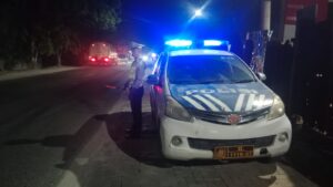 Sat Lantas Polres Batu Bara gelar patroli Blue Light di Jalinsum Indrapura, situasi aman dan lancar