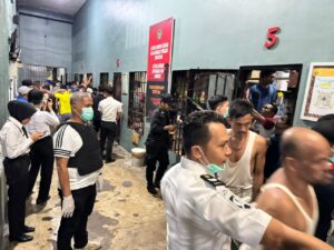 Polsek Labuhan Ruku gelar razia bersama di Lapas Kelas II A Labuhan Ruku